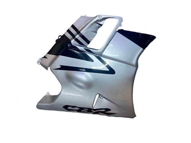 1991-1994 Honda CBR600 F2 Motorcycle Fairings - Silver Glossy Black UK Manufacturers