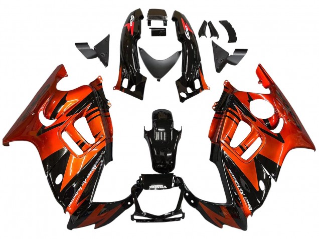 1995-1996 Honda CBR600 F3 Motorcycle Fairings - Orange Glossy Black UK Manufacturers