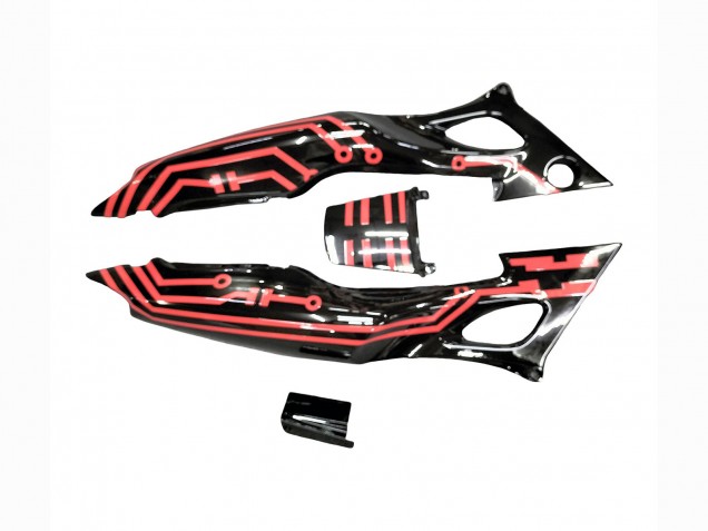 1997-1998 Honda CBR600 F3 Motorcycle Fairing Kits - Red Glossy Black UK Manufacturers