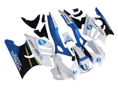1997-1998 Honda CBR600 F3 Motorcycle Fairings - White Blue Glossy Black UK Manufacturers