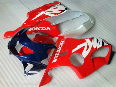 1999-2000 Honda CBR600 F4 Motorcycle Fairings - White Red Dark Blue UK Manufacturers