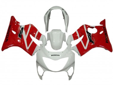 1999-2000 Honda CBR600 F4 Motorcycle Fairings - White Red UK Manufacturers