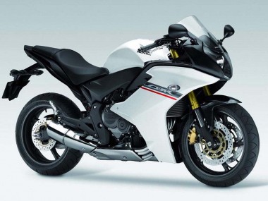 2011-2013 Honda CBR600F Motorcycle Fairings - White Grey UK Manufacturers