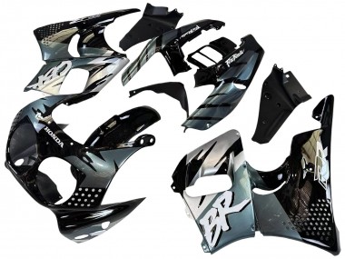 1992-1993 Honda CBR900RR 893 Motorcycle Fairings - Silver Glossy Black UK Manufacturers