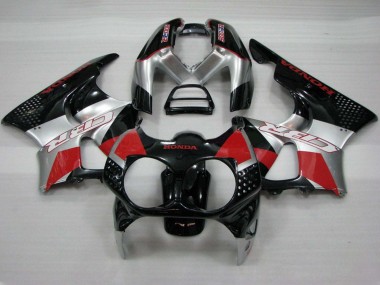 1992-1993 Honda CBR900RR 893 Motorcycle Fairings - Silver Red Glossy Black UK Manufacturers