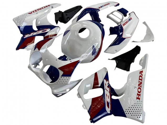 1992-1993 Honda CBR900RR 893 Motorcycle Fairings - White Red Dark Blue UK Manufacturers