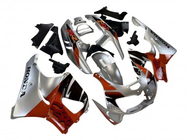 1996-1997 Honda CBR900RR 893 Motorcycle Fairings - Silver Red Glossy Black UK Manufacturers