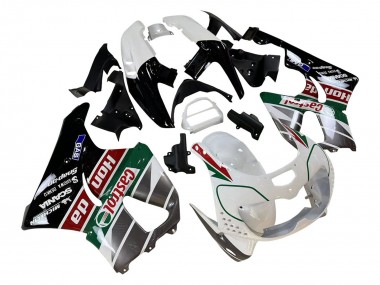 1996-1997 Honda CBR900RR 893 Motorcycle Fairings - White Green Grey Glossy Black Castrol UK Manufacturers