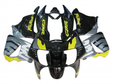 1998-1999 Honda CBR900RR 919 Motorcycle Fairings - Silver Yellow Glossy Black Fireblade UK Manufacturers