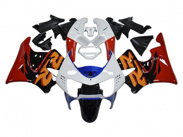 1998-1999 Honda CBR900RR 919 Motorcycle Fairings - White Red Blue Glossy Black UK Manufacturers