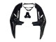 1998-1999 Honda CBR900RR 919 Motorcycle Fairings - Glossy Black White Decals UK Manufacturers