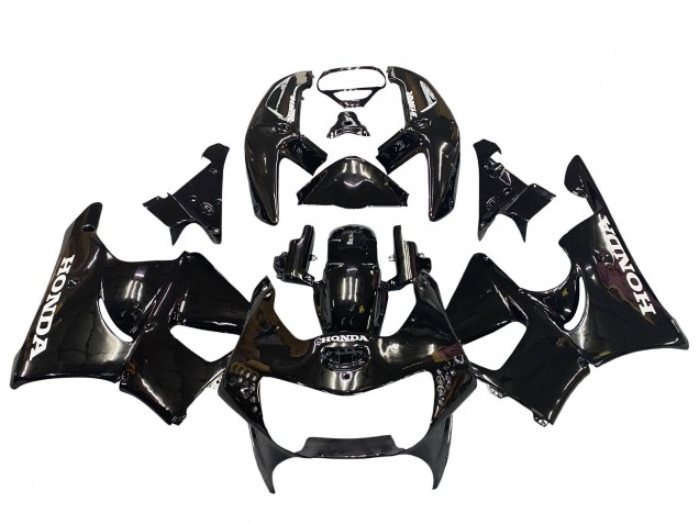 1998-1999 Honda CBR900RR 919 Motorcycle Fairings - Glossy Black White Decals UK Manufacturers