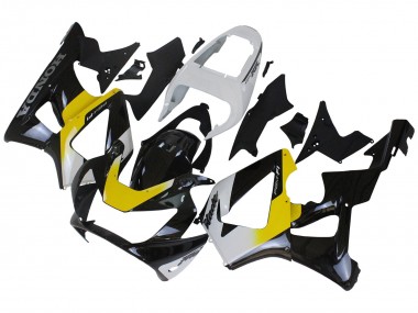 2000-2001 Honda CBR900RR 929 Motorcycle Fairings - White Yellow Glossy Black UK Manufacturers