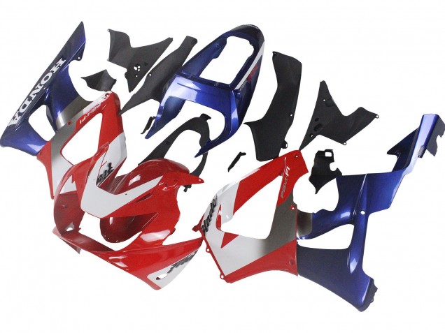 2000-2001 Honda CBR900RR 929 Motorcycle Fairings - Silver Red Blue UK Manufacturers