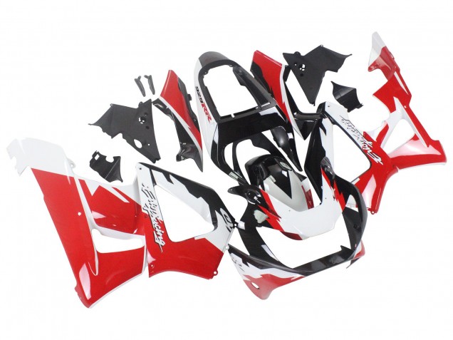 2000-2001 Honda CBR900RR 929 Motorcycle Fairings - White Red Glossy Black Racing UK Manufacturers