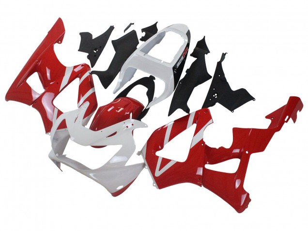 2000-2001 Honda CBR900RR 929 Motorcycle Fairings - White Red UK Manufacturers