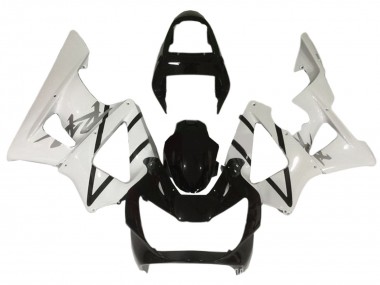 2000-2001 Honda CBR900RR 929 Motorcycle Fairings - White Glossy Black UK Manufacturers
