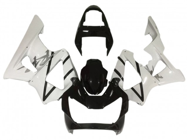 2000-2001 Honda CBR900RR 929 Motorcycle Fairings - White Glossy Black UK Manufacturers
