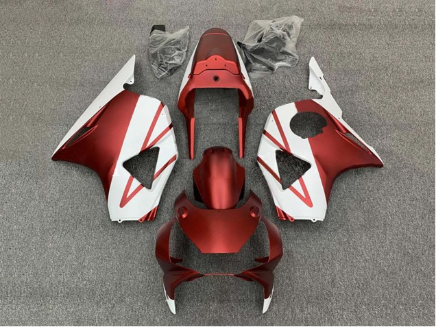 2002-2003 Honda CBR900RR 954 Motorcycle Fairings - White Red UK Manufacturers