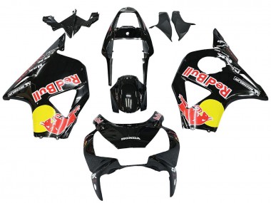 2002-2003 Honda CBR900RR 954 Motorcycle Fairings - Glossy Black Yellow Red Bull Michelin UK Manufacturers