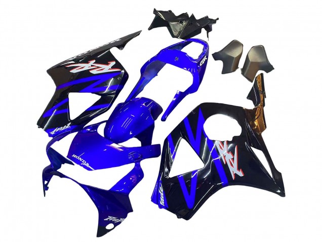 2002-2003 Honda CBR900RR 954 Motorcycle Fairing Kits - Blue Glossy Black UK Manufacturers