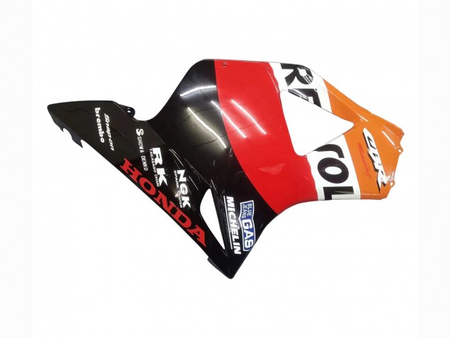 2002-2003 Honda CBR900RR 954 Motorcycle Fairing Kits - Orange White Red Glossy Black Repsol UK Manufacturers