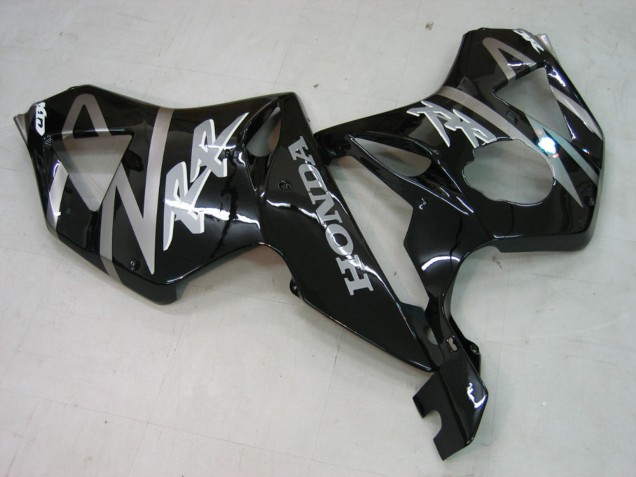 2002-2003 Honda CBR900RR 954 Motorcycle Fairings - Silver Glossy Black UK Manufacturers