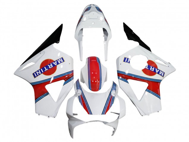 2002-2003 Honda CBR900RR 954 Motorcycle Fairings - White Red Blue Glossy Black Martini UK Manufacturers