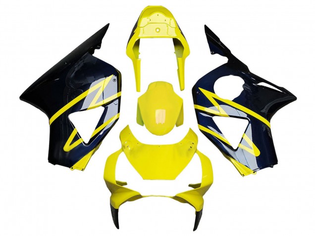 2002-2003 Honda CBR900RR 954 Motorcycle Fairings - Yellow Silver Black UK Manufacturers