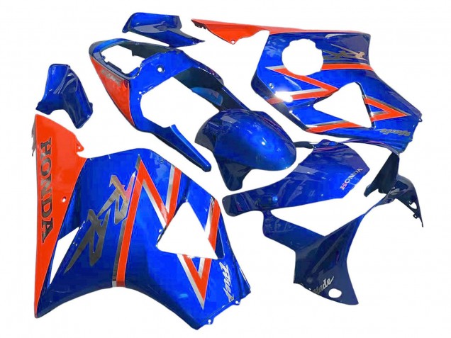 2002-2003 Honda CBR900RR 954 Motorcycle Fairings - Orange Blue UK Manufacturers