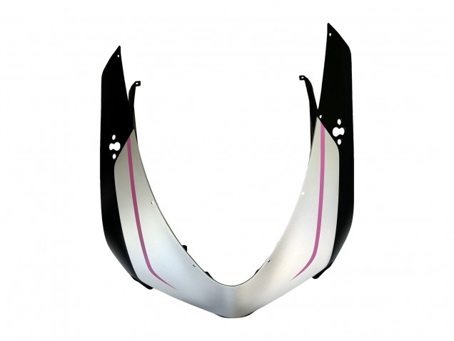 2007-2014 Ducati 848 Motorcycle Fairings - White Pink Glossy Black Connie UK Manufacturers