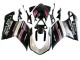 2007-2014 Ducati 848 Motorcycle Fairings - White Pink Glossy Black Connie UK Manufacturers