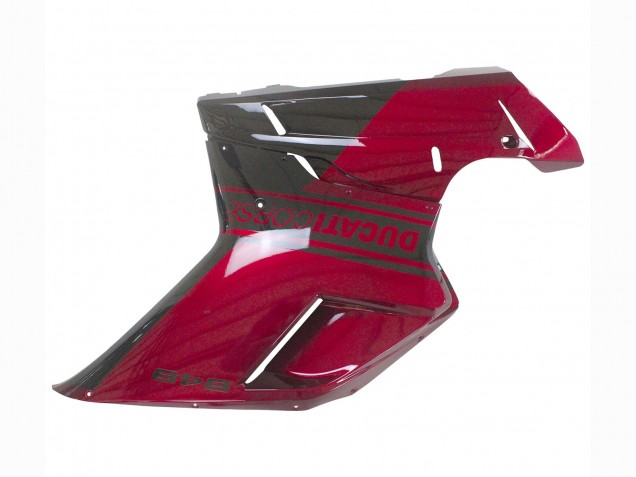 2007-2014 Ducati 848 Motorcycle Fairing - Red Glossy Black UK Manufacturers