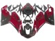 2007-2014 Ducati 848 Motorcycle Fairing - Red Glossy Black UK Manufacturers