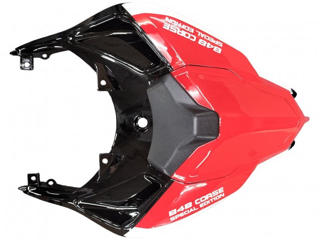 2007-2014 Ducati 848/1098/1198 Motorcycle Fairings - White Red Glossy Black UK Manufacturers