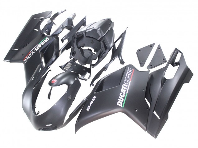 2007-2014 Ducati 848 Motorcycle Fairings - Matte Grey UK Manufacturers