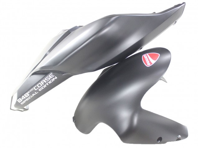 2007-2014 Ducati 848 Motorcycle Fairings - Matte Grey UK Manufacturers