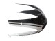 2007-2014 Ducati 848/1098/1198 Motorcycle Fairings - White Glossy Black Corse UK Manufacturers