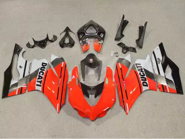 2011-2014 Ducati Panigale 899/1199 Motorcycle Fairings - Red Grey Black UK Manufacturers