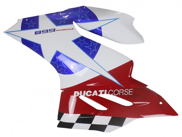 2011-2014 Ducati Panigale 899 Motorcycle Fairings - White Blue Red Black UK Manufacturers