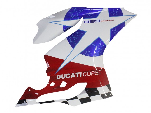 2011-2014 Ducati Panigale 899 Motorcycle Fairings - White Blue Red Black UK Manufacturers
