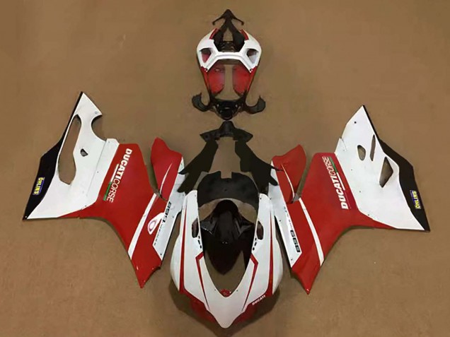 2011-2014 Ducati Panigale 899 Motorcycle Fairings - White Red Black UK Manufacturers