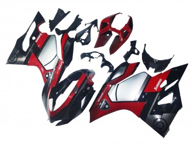 2011-2014 Ducati 1199 Motorcycle Fairings - Red Silver Black UK Manufacturers