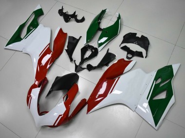 2011-2014 Ducati Panigale 899 Motorcycle Fairings - White Red Dark Green UK Manufacturers