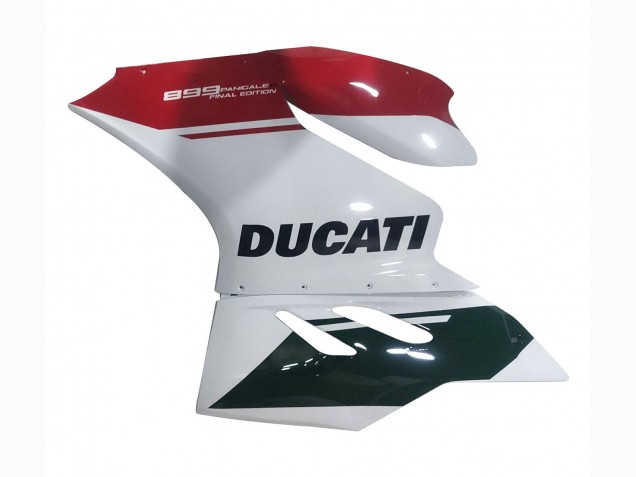 2011-2014 Ducati Panigale 899 Motorcycle Fairings - White Red Glossy Black UK Manufacturers