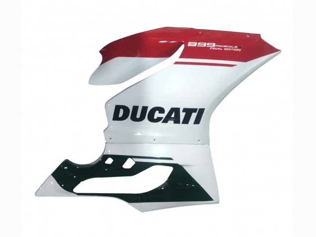 2011-2014 Ducati Panigale 899 Motorcycle Fairings - White Red Glossy Black UK Manufacturers