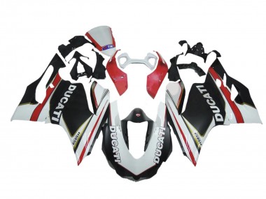2011-2014 Ducati Panigale 1199 Motorcycle Fairings - White Red Black UK Manufacturers