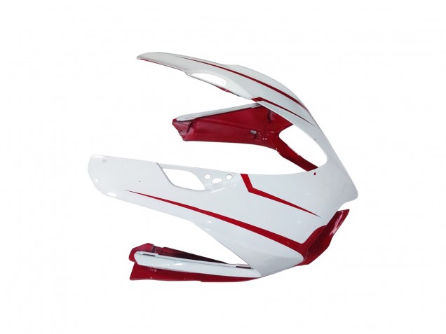 2011-2014 Ducati 1199 Motorcycle Fairings - White Red Glossy Black UK Manufacturers