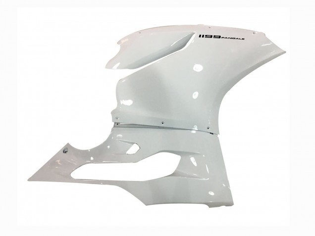 2011-2014 Ducati 1199 Motorcycle Fairings - White UK Manufacturers