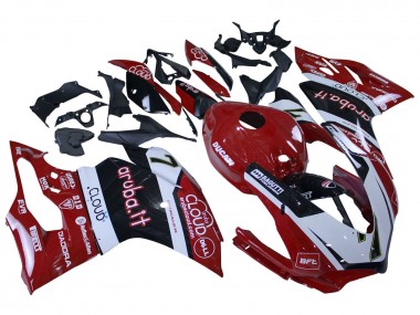 2015-2020 Ducati 959/1299 Motorcycle Fairings - White Red Black Aruba 7 UK Manufacturers